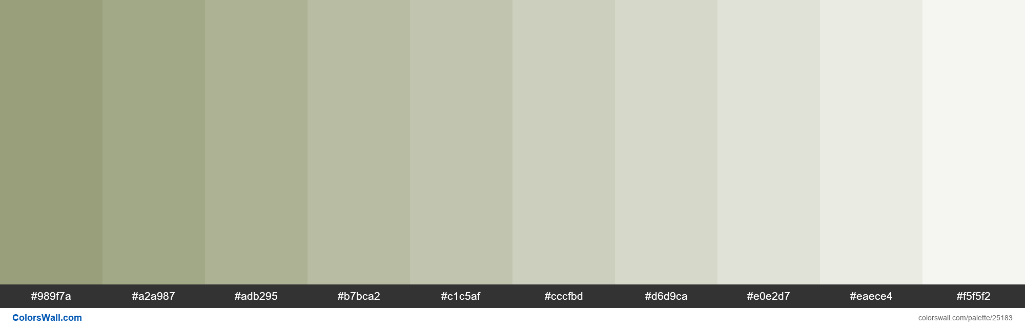 Tints Of Sage Color 9f7a Hex