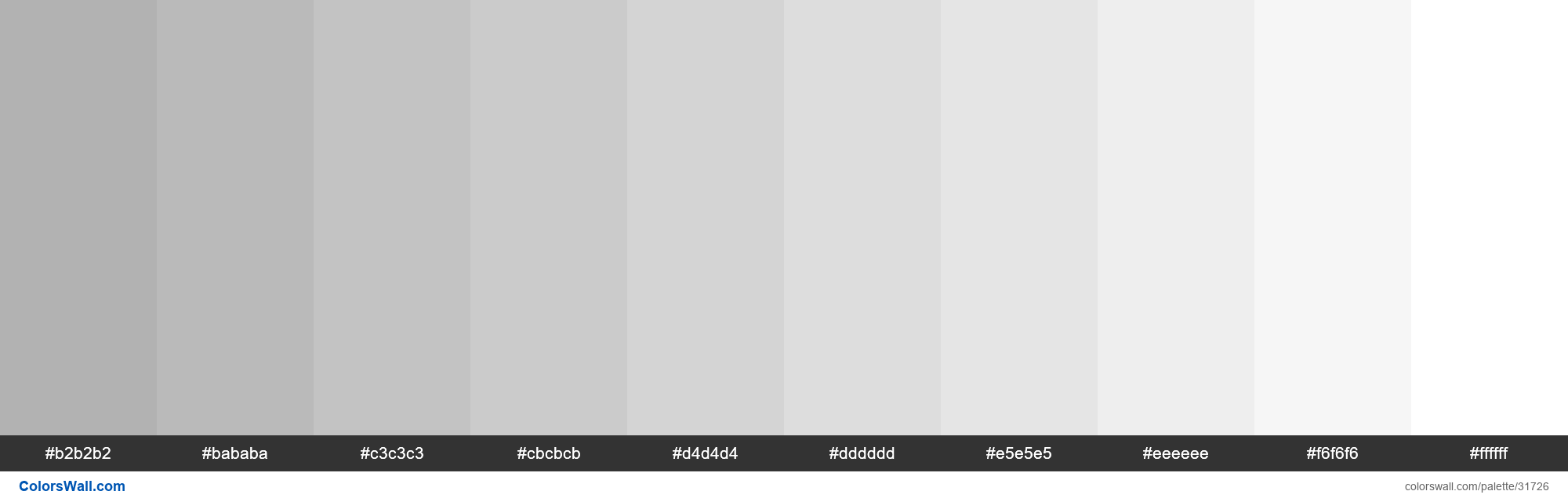 Tints X11 color Dark Gray #A9A9A9 hex - #31726