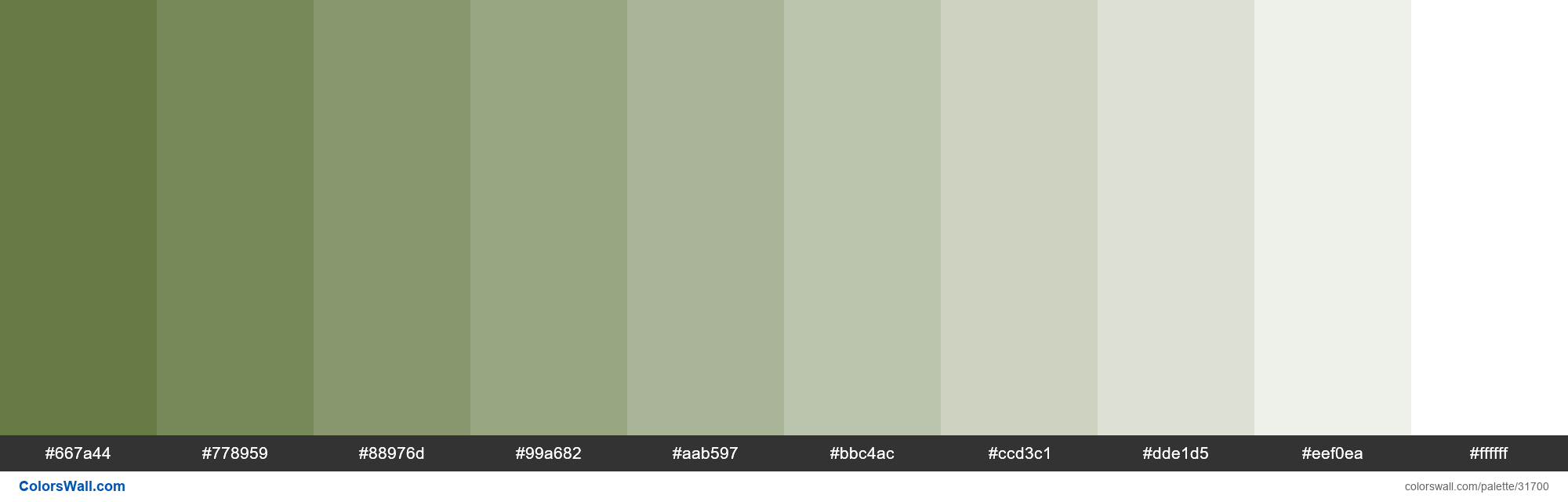 Dark Olive Green #556b2f Hex Color (Shades & Complementary Colors)