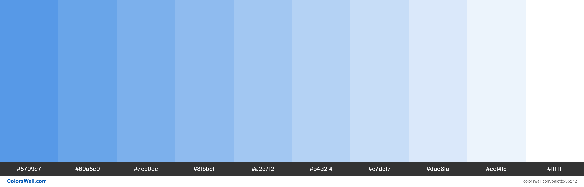 Tints XKCD Color dark sky blue #448ee4 hex colors palette - ColorsWall