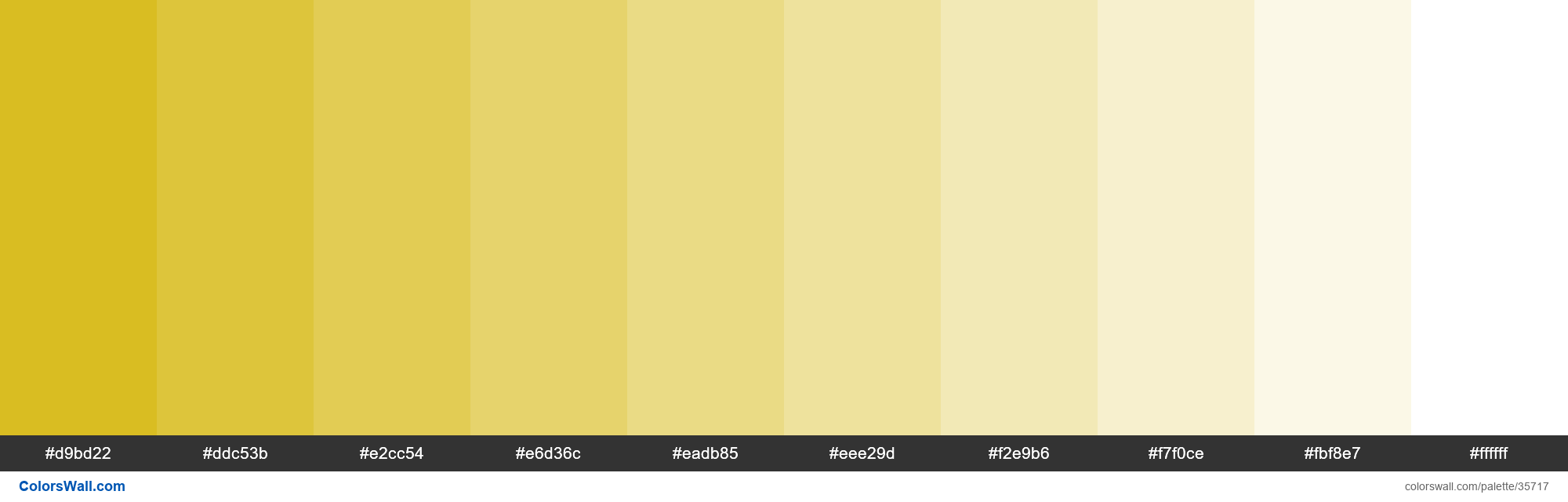 Tints Xkcd Color Dark Yellow D5b60a Hex Colors Palette Colorswall