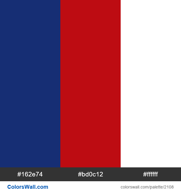 Trump colors flag palette - #2108