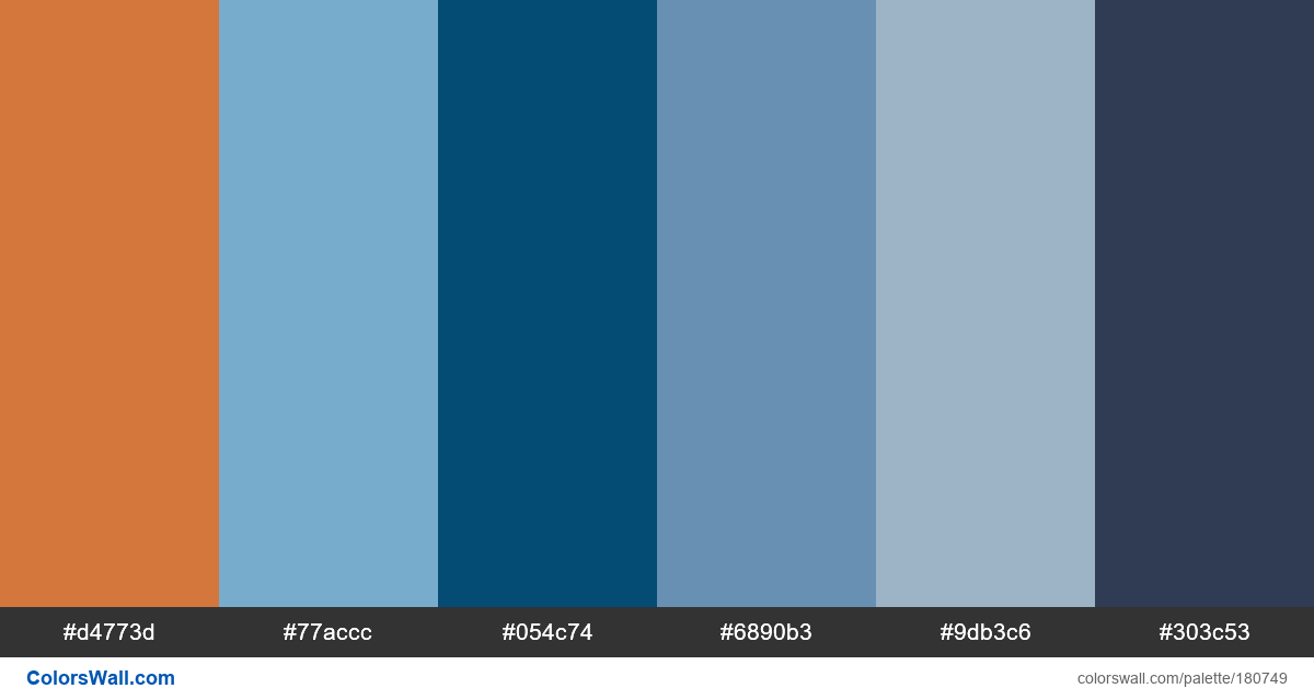 Ui design ux mobile colors palette - ColorsWall