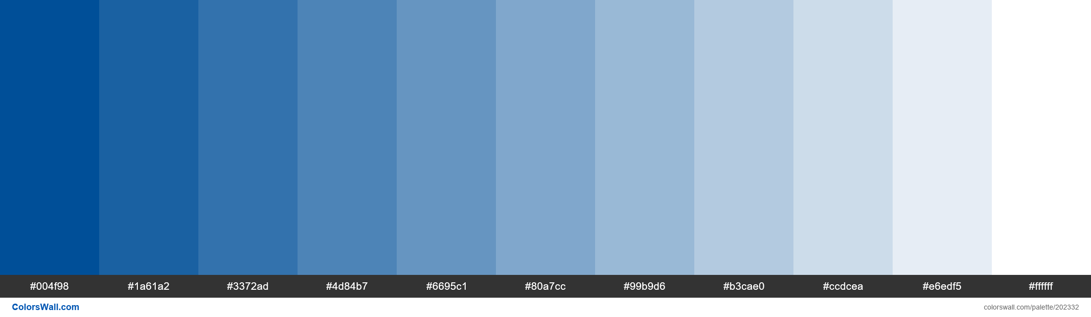 USAFA Blue colors palette - ColorsWall