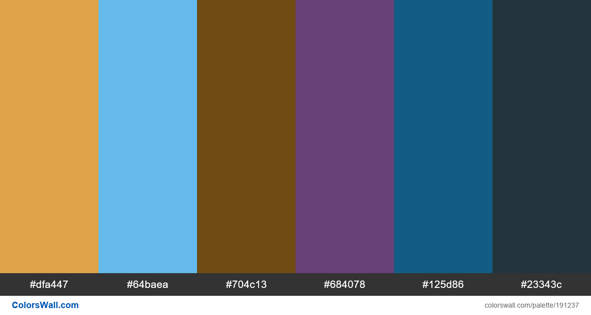Ux ui walkthrough graphic design colors palette | ColorsWall