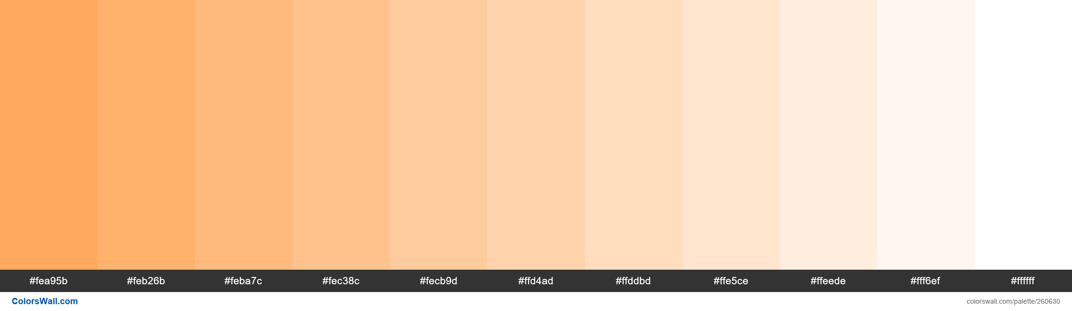 Vanilla Toffee colors palette - ColorsWall