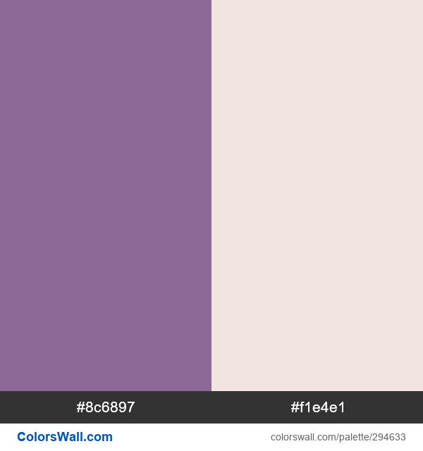 Viola Grey, Hint of Pink palette - ColorsWall