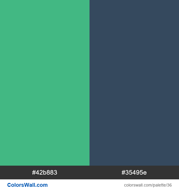 Vue Js Logo Colors Palette Hex Rgb Codes