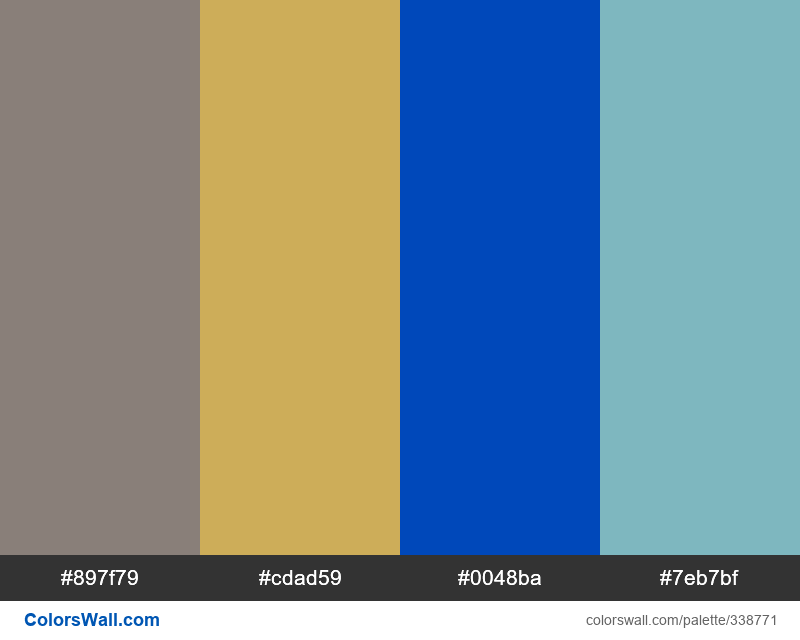 PNG image of Vulcan Mud, Hay Wain, Absolute Zero, Waterway palette Vulcan Mud, Hay Wain, Absolute Zero, Waterway palette - #338771