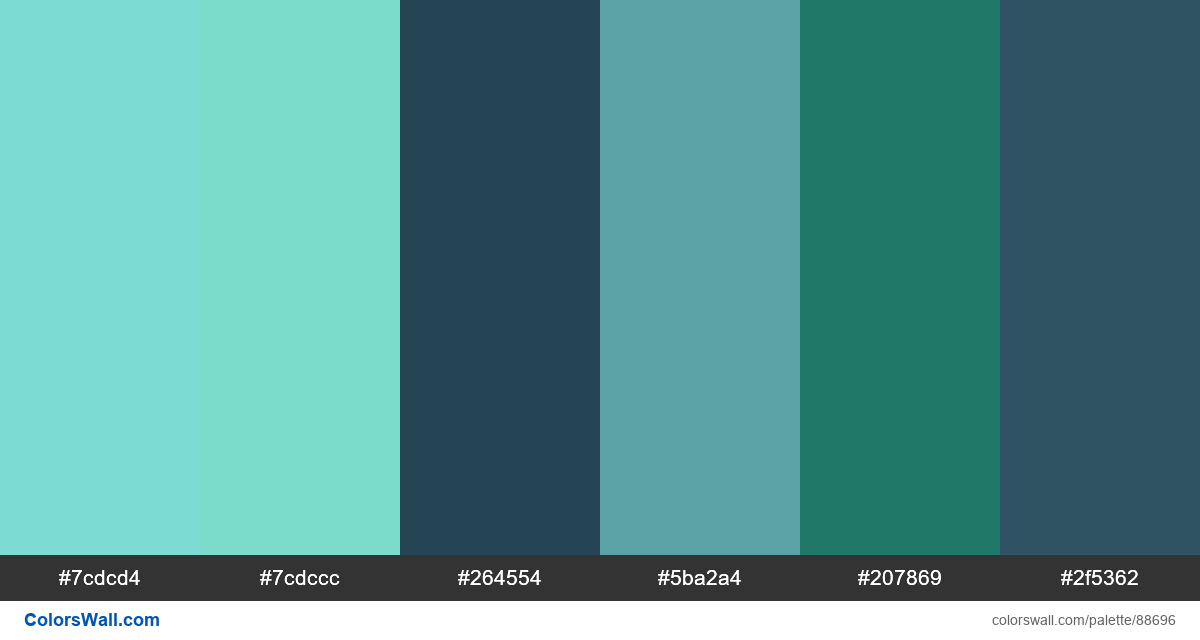 Web design daily 72696 colors palette | ColorsWall