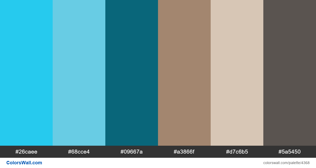 Web design daily colors palette 1130 - #4368