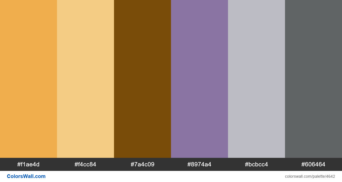 Web design daily colors palette 1389 - #4642