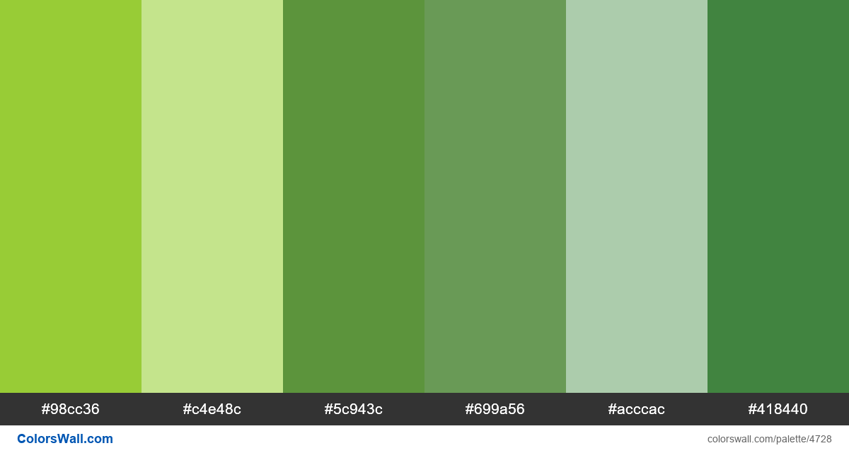 Web design daily colors palette 1467 - #4728