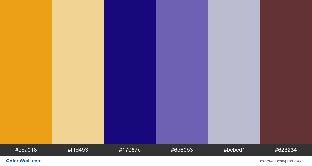 Web design daily colors palette 1522 - #4786