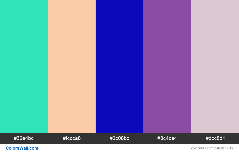 Web design daily colors palette 652 - #3642