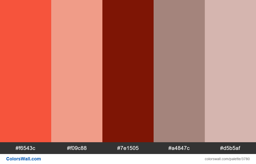 Web design daily colors palette 758 - #3780