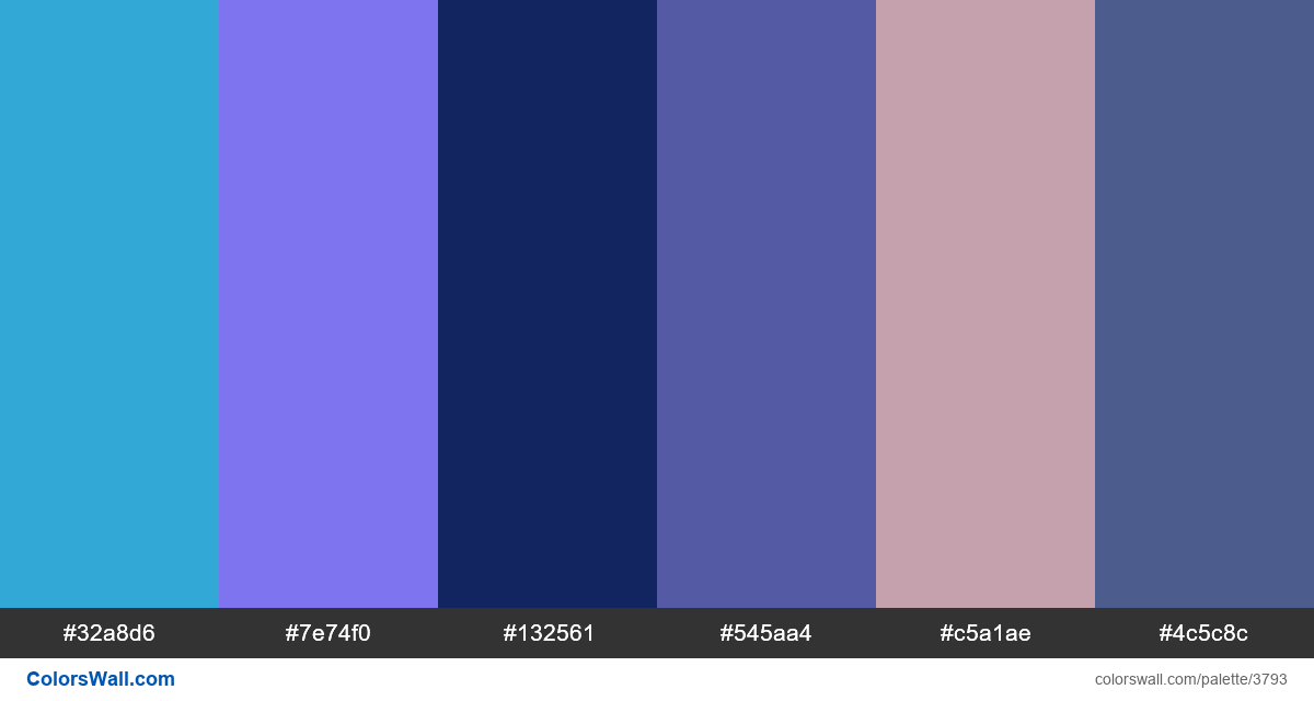 Web design daily colors palette 771 - #3793