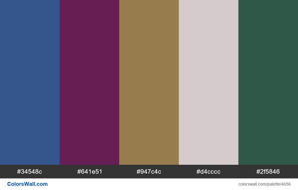 Web design daily colors palette 892 - #4056