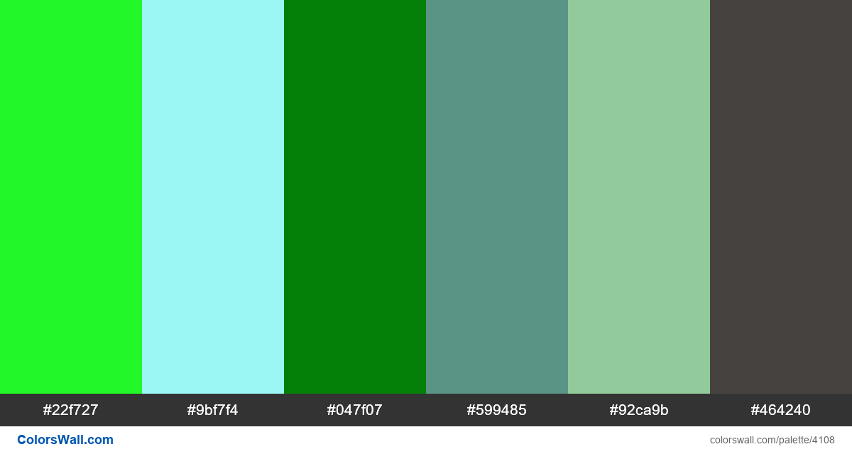 Web design daily colors palette 930 - #4108
