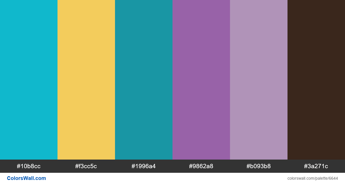 Website ux colorful colors palette - #6644