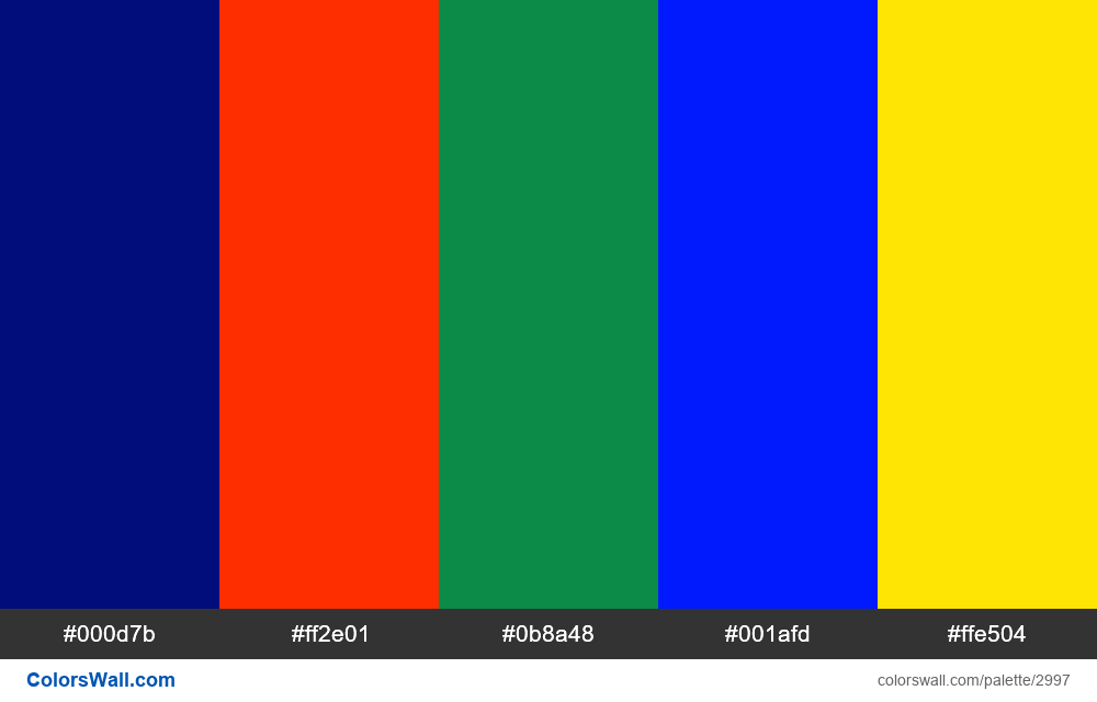 Windows Vista/7 Logo colors palette - ColorsWall
