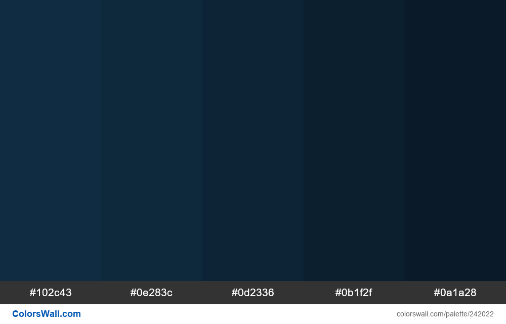 Yankees Blue colour shades - ColorsWall